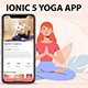 ionic 5 yoga workout fitness App