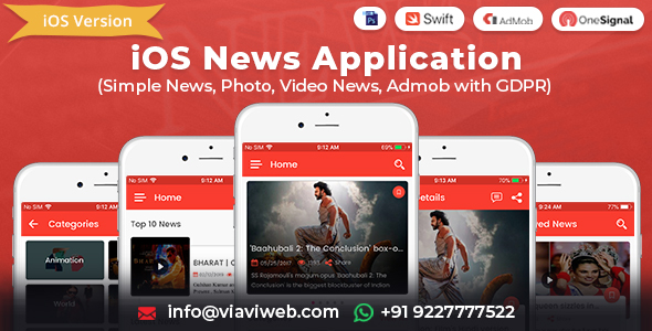iOS News Application - CodeCanyon 20157946