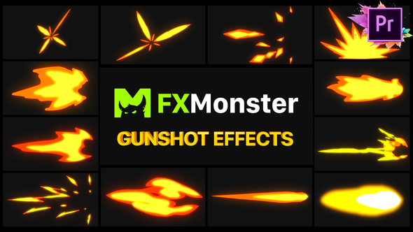 Gunshot Effects | Premiere Pro MOGRT