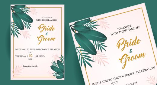 Wedding Invitation Card Design