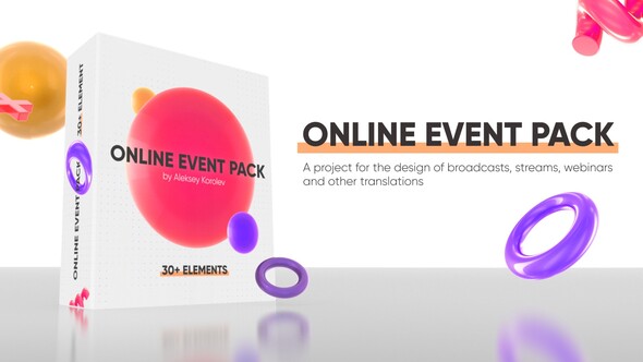 Online Event Pack / Webinar / Online Conference