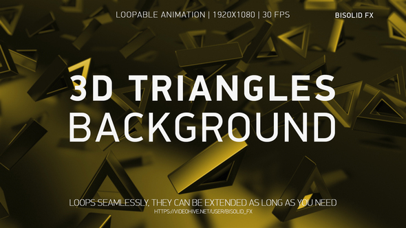 Abstract 3d Triangles Background alt
