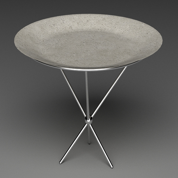 CoffeeTable concrete - 3Docean 27556483