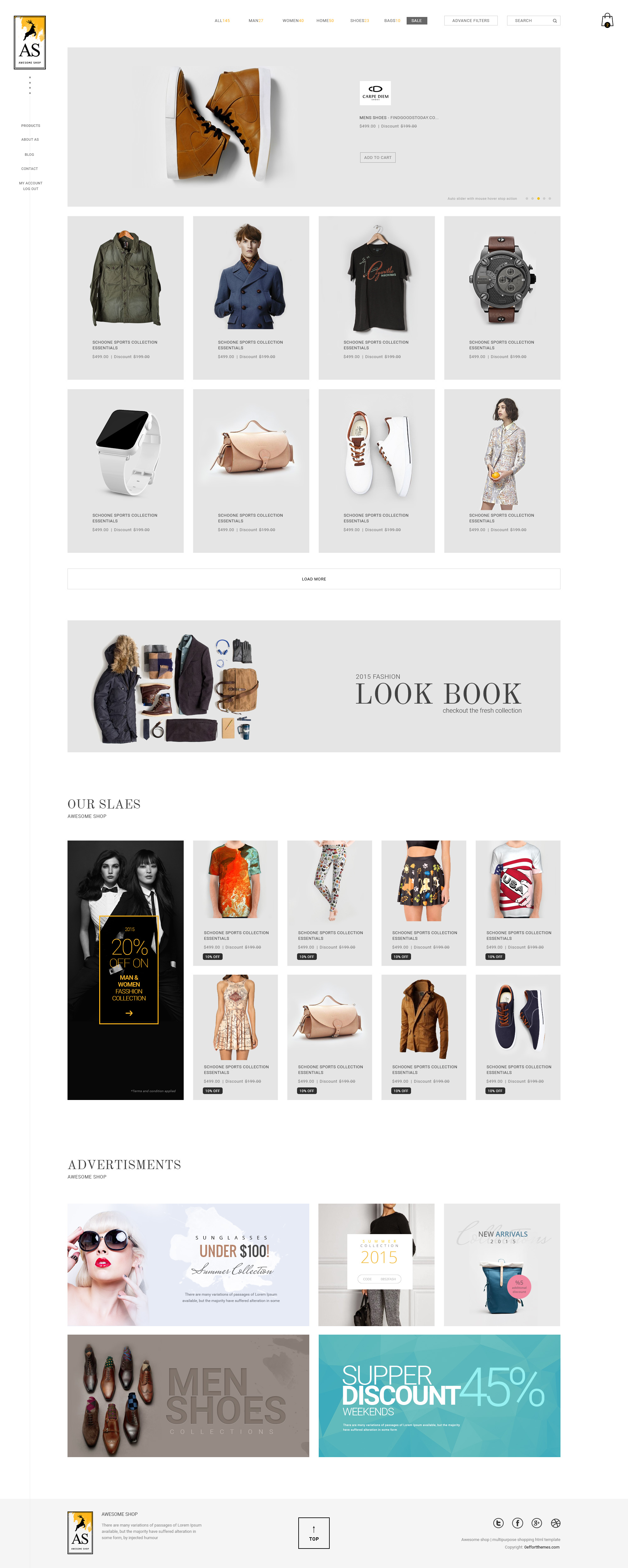 Awesome50 | A Wholesale Collection of 50 Multi Business Landing Pages ...