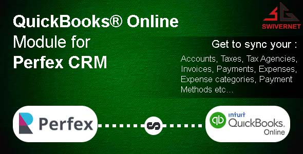 QuickBooks® Online Module for Perfex CRM – Real Time and Scheduled Synchronization