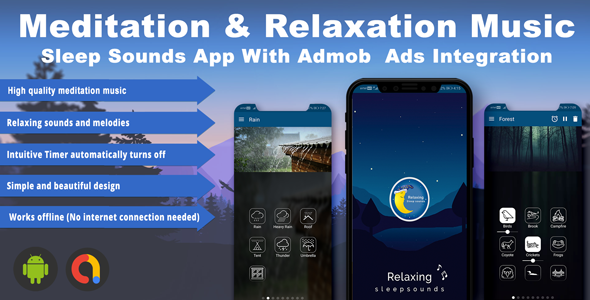 Android Meditation & Relaxation Music - Sleep Sounds App