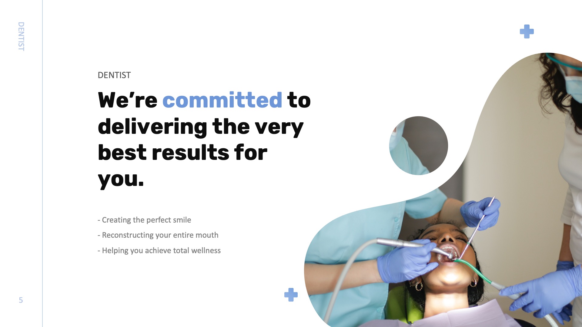 Dentist - Dental Spa Google Slides Presentation, Presentation Templates