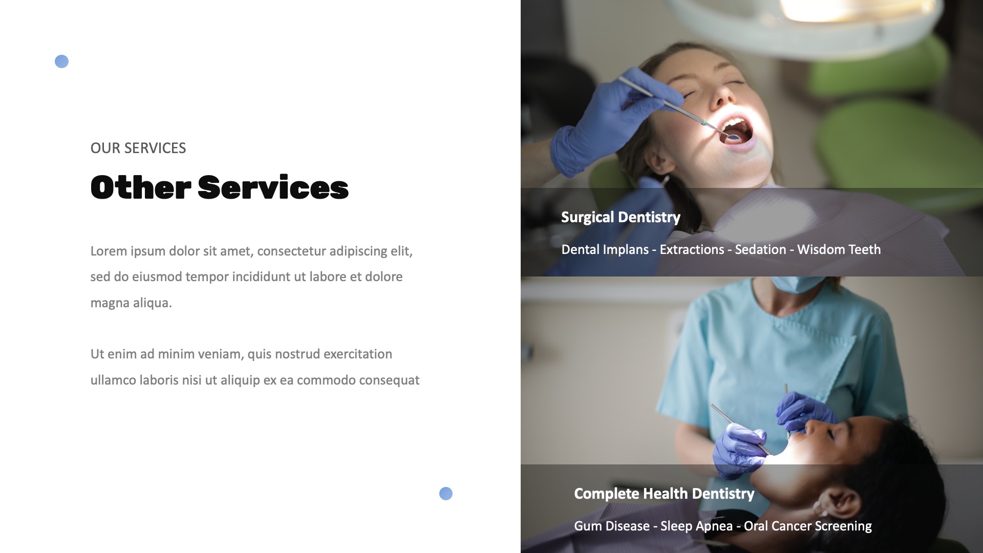 Dentist - Dental Spa Google Slides Presentation, Presentation Templates