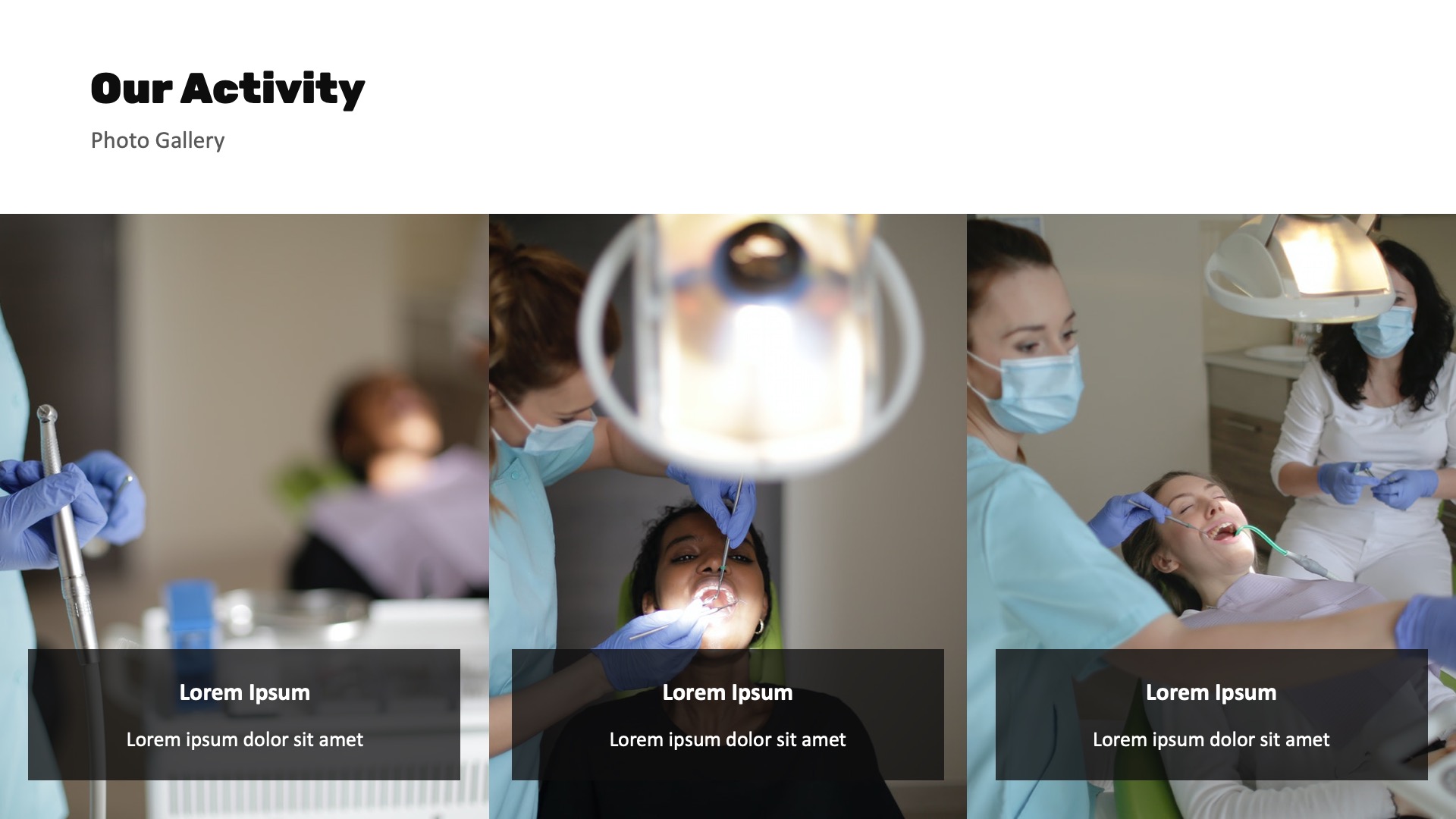 Dentist - Dental Spa Google Slides Presentation, Presentation Templates