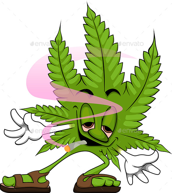 Perfect Cannabis Leaf in Vector by mindgem | GraphicRiver