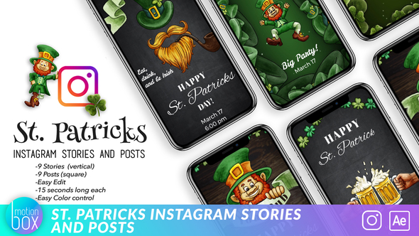 St. Patricks Stories - VideoHive 23339894