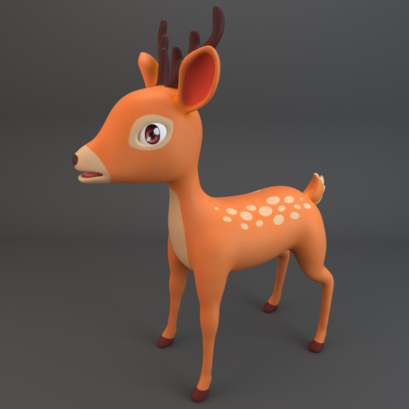 Cartoon Deer - 3Docean 27589083