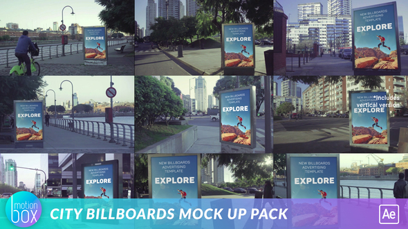Billboards City Mockup - VideoHive 23726584
