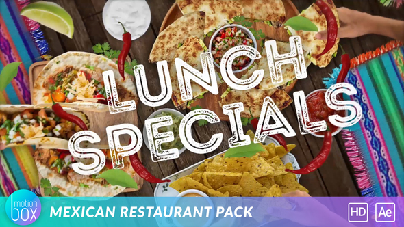 Mexican Restaurant Pack - VideoHive 25508022
