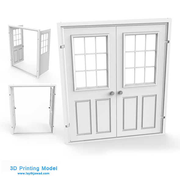 Internal Door 3D - 3Docean 27589587