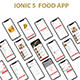 ionic 5 food delivery full app template