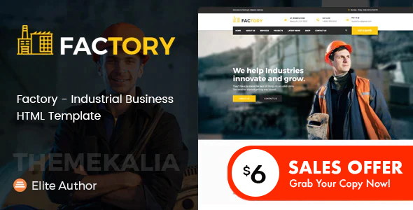 Factory - Industrial - ThemeForest 19590555