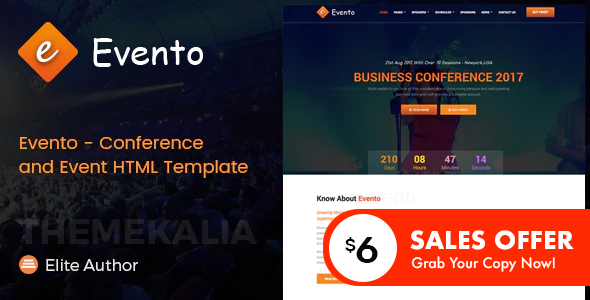 Evento - Conference - ThemeForest 21102016