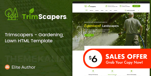 Trimscapers - Gardening - ThemeForest 22012837