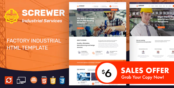 Screwer - FactoryIndustrial - ThemeForest 23128570