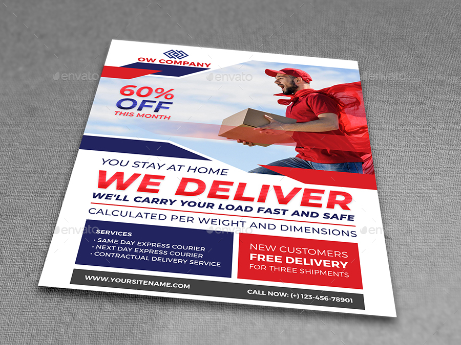 Delivery Flyer Template