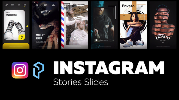 Instagram Stories Slides - VideoHive 27595382
