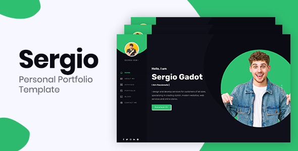 Sergio - Bootstrap - ThemeForest 27578014