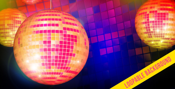 Party Light Loopable Background