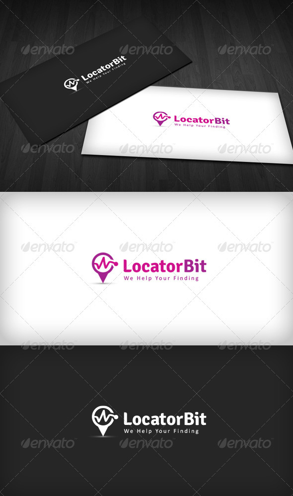 Locator Bit Logo - Symbols Logo Templates