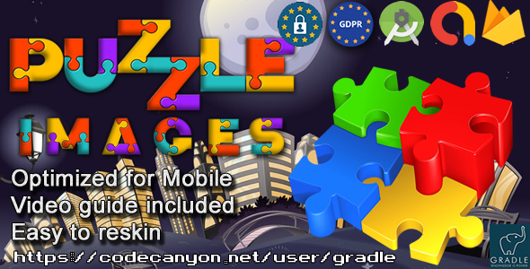 Puzzle Images (Admob + GDPR + Android Studio)