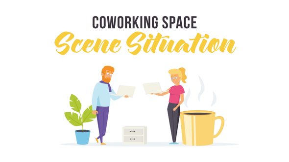 Coworking space - VideoHive 27608190
