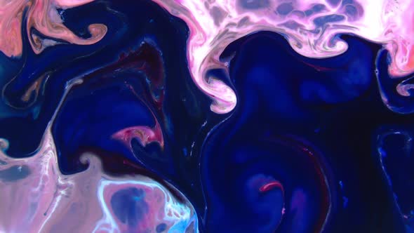 Psychedelic Color Spreading Paint Swirling And Explosion alt