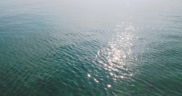 Sunbeams Shine on Sea Surface alt