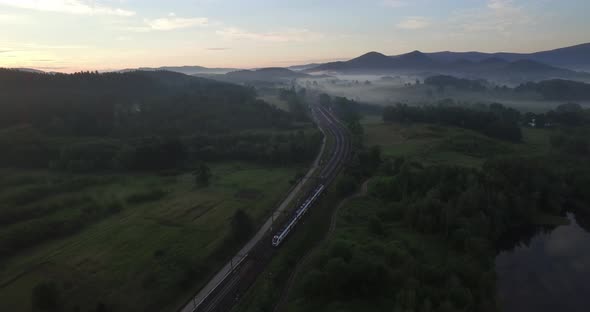 Aerial Over Train 3