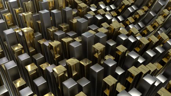 Cubic Metal Abstract Background alt