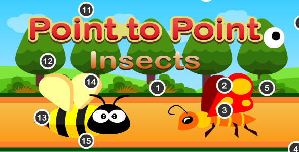 Point To Point Insects - Unity Education Project
