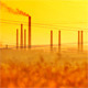 Industry Of City On A Background Sunset - VideoHive Item for Sale