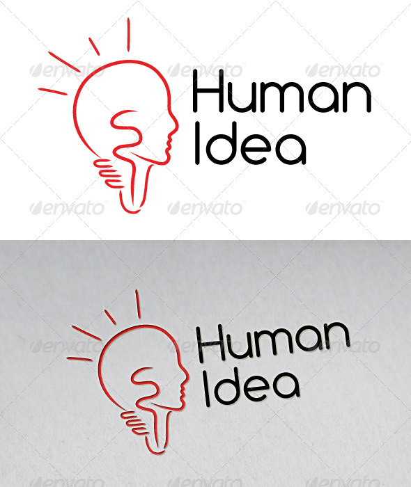 Human Idea Logo - Humans Logo Templates