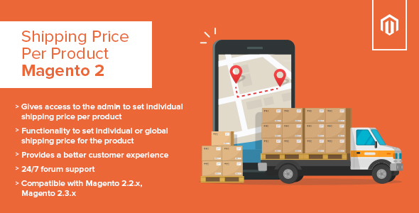 Shipping Price Per Product Magento 2 Extension