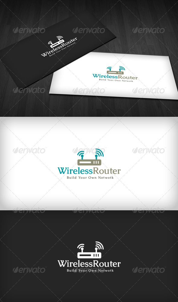 Wireless Router Logo - Symbols Logo Templates