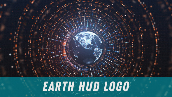 Earth HUD Logo - VideoHive 27636054