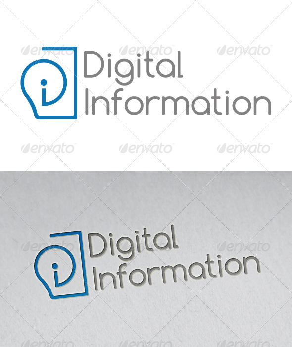 Digital Information - Abstract Logo Templates
