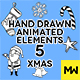 Hand Drawn 05 Christmas Holiday (Pack of 31) - VideoHive Item for Sale