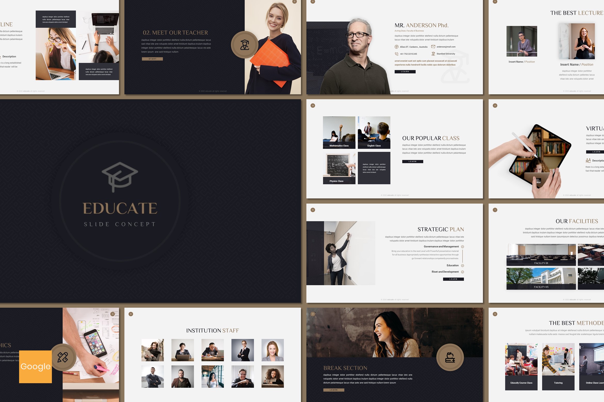 Educate - Google Slides Template, Presentation Templates | GraphicRiver