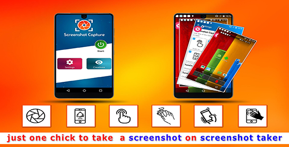 Screenshot Taker - Easily Capture your Screen - Android App + Admob + Facebook Integration