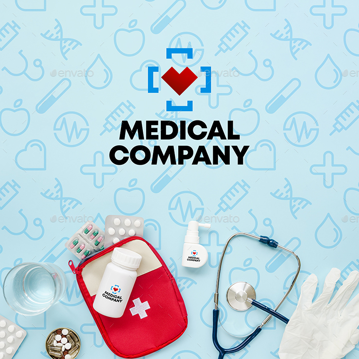 Download Branding Medical Company Mockup Scenes by 4ustudio ...