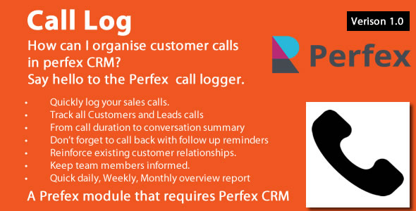 Call Log module for Perfex CRM