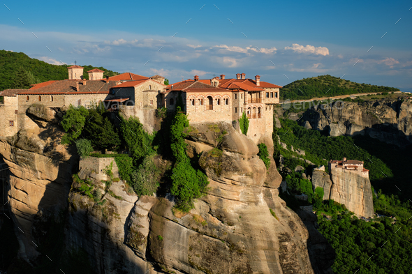 Monasteries of Meteora, Greece - Stock Photo - Images