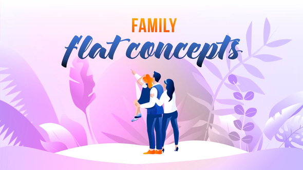 Family - Flat - VideoHive 27646523