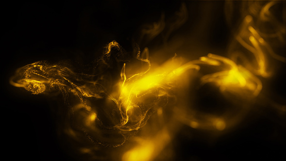 Gold Particles Background Loop